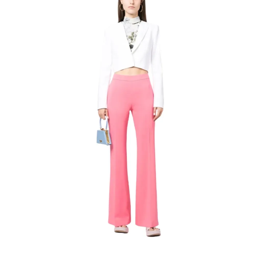 Flared Elephant-Leg Trousers - Moschino - Modalova