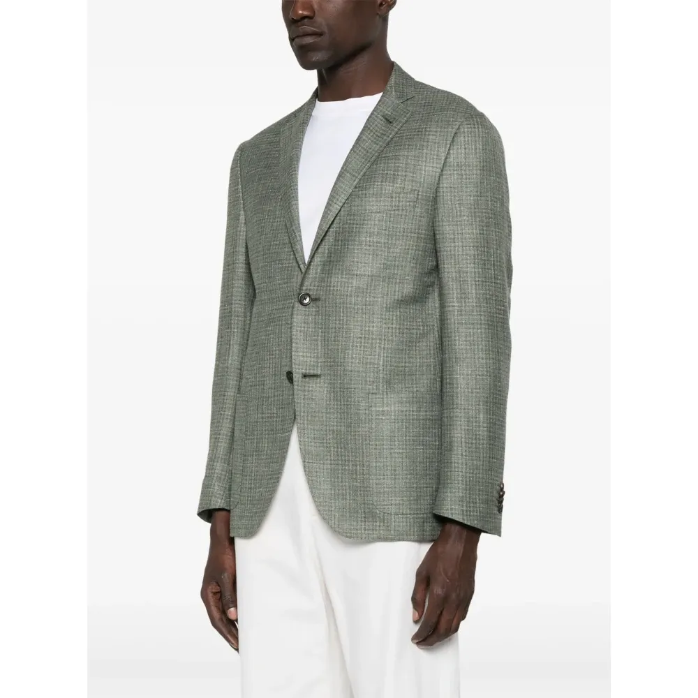Luxury Wool Silk Linen Jacket Italy - Corneliani - Modalova