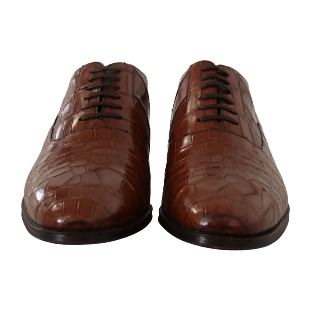 Scarpe da Uomo in Pelle di Coccodrillo - Dolce & Gabbana - Modalova