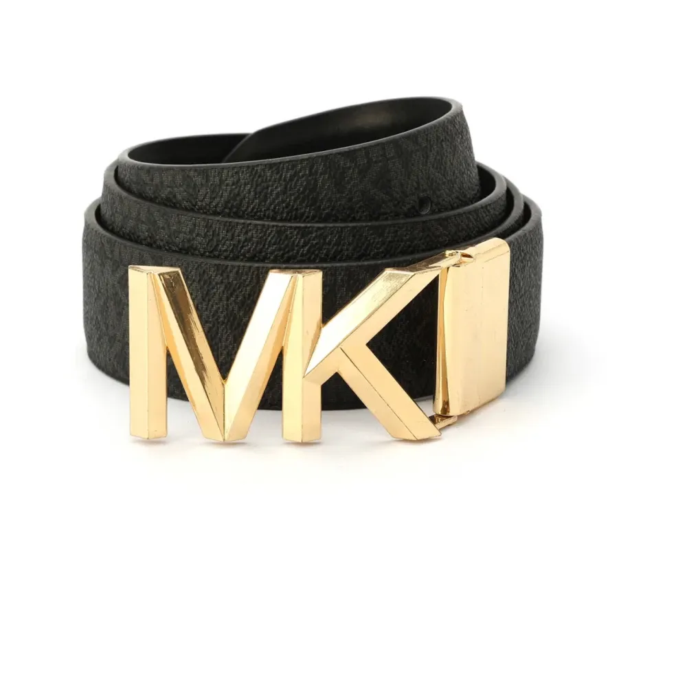 Reversible Monogram Belt with MK Buckle - Michael Kors - Modalova