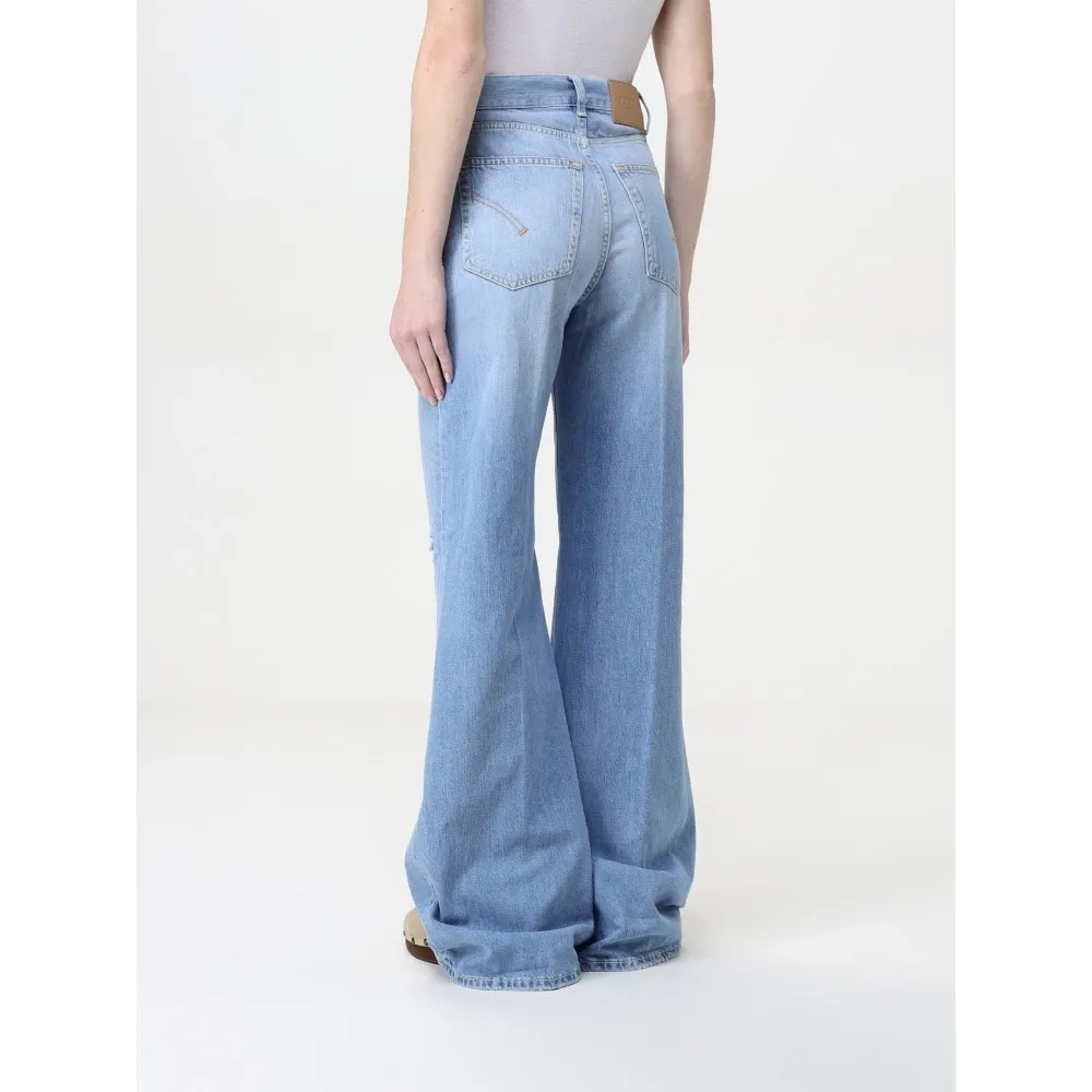 Amber Wide Jeans - Dondup - Modalova