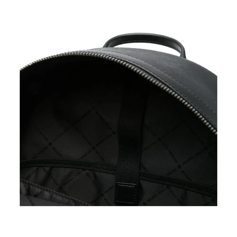 Black Zip-Top Backpack with Front Pocket - Michael Kors - Modalova