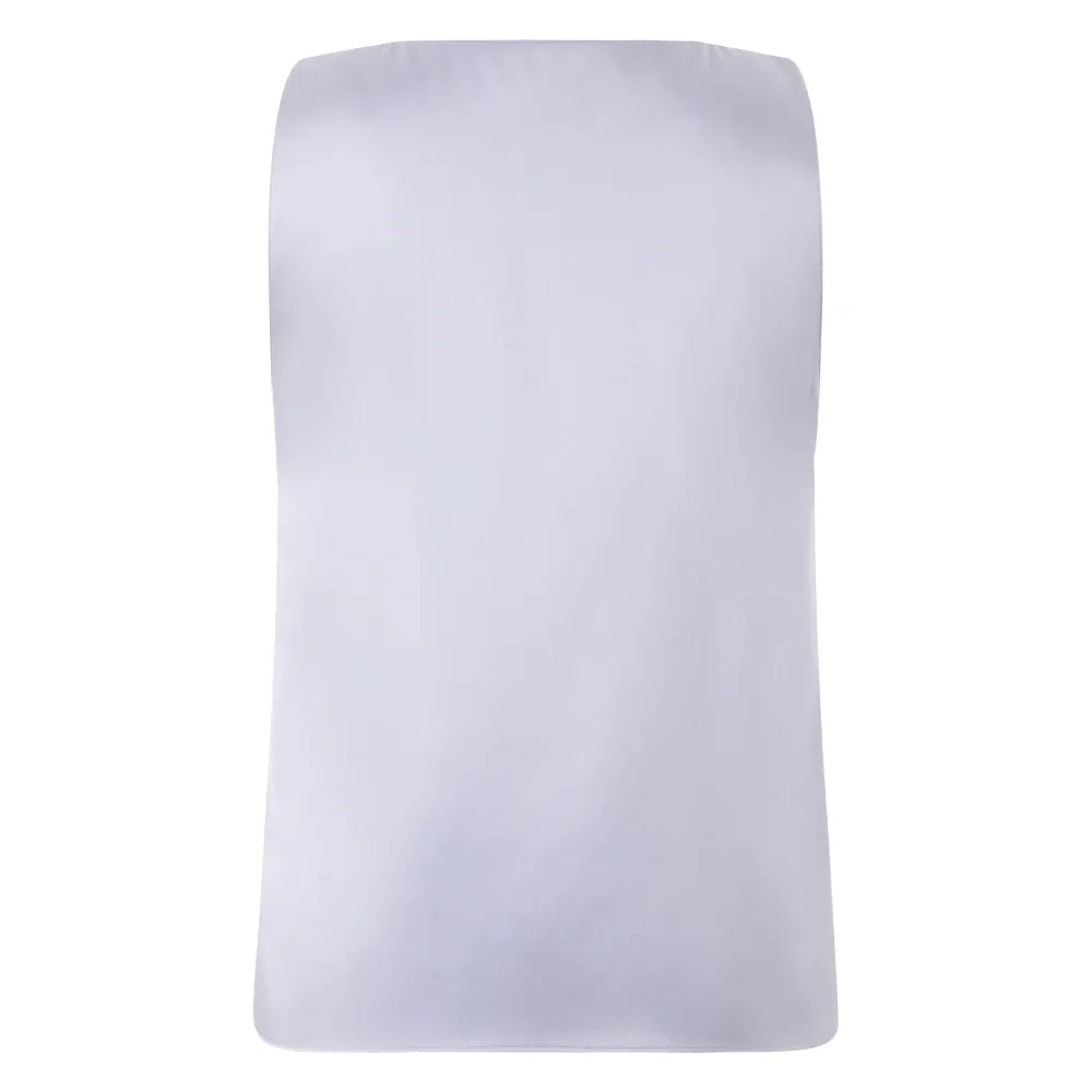 Silk Satin V-neck Top - Emporio Armani - Modalova