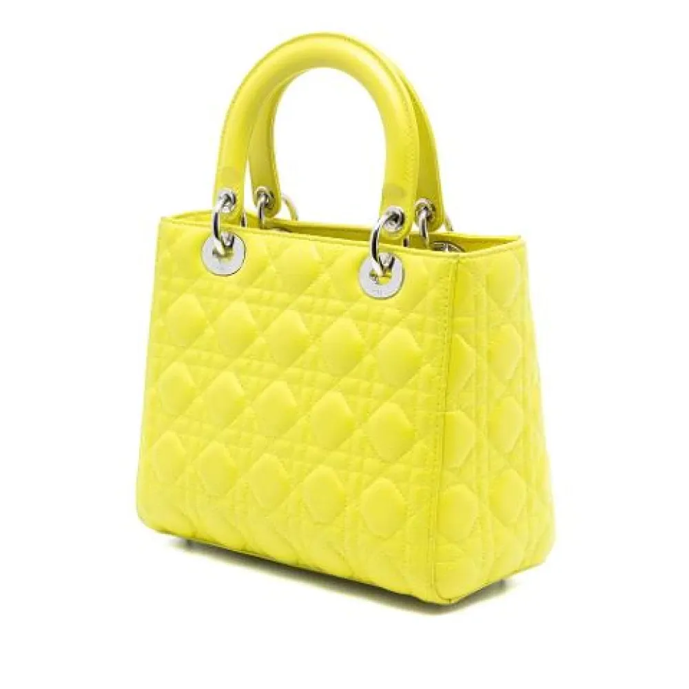 Pre-owned Leather Handbag - Dior Vintage - Modalova