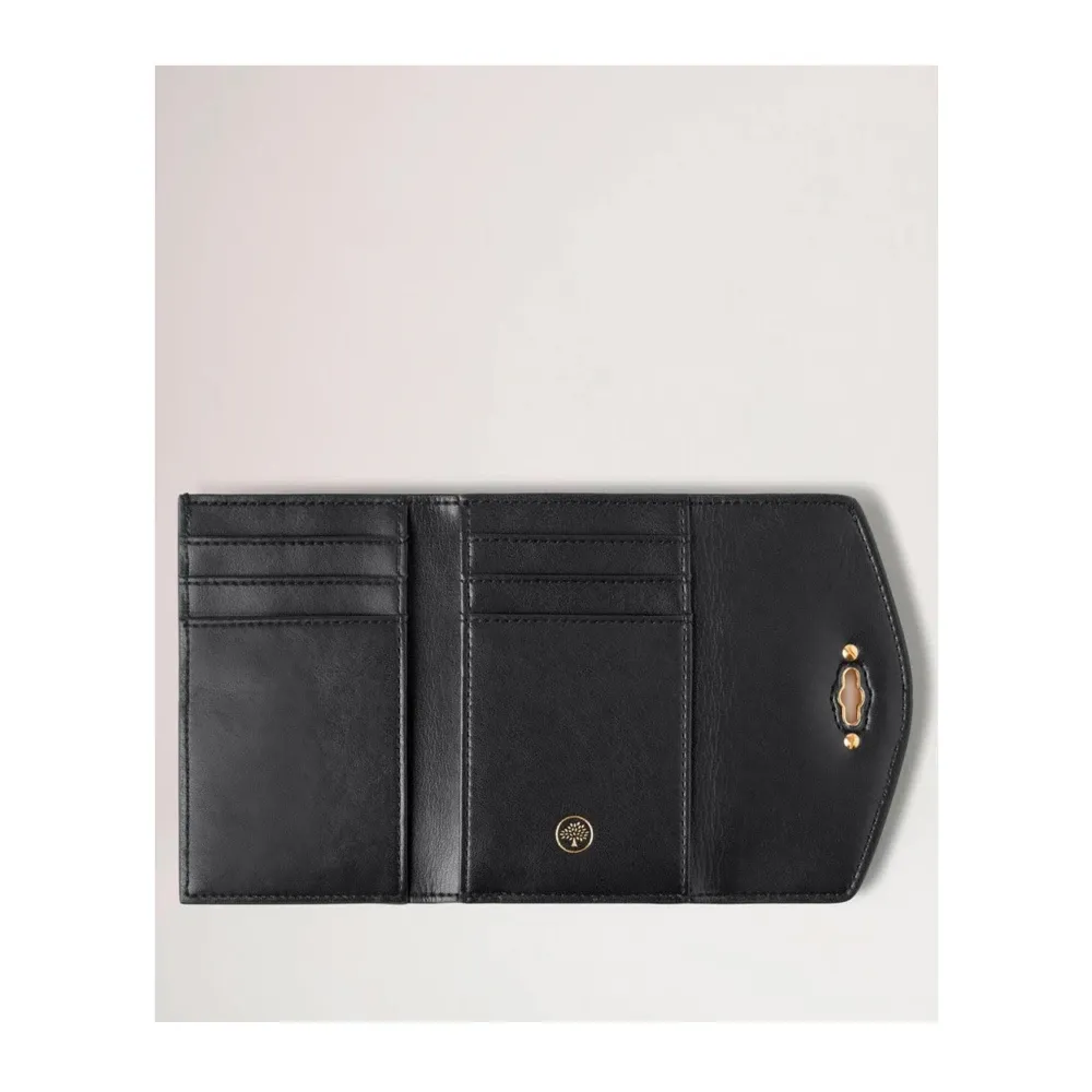 Folded Multi-Card Wallet with Postman`s Lock - Mulberry - Modalova