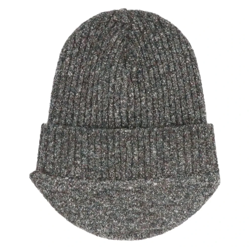 Ribbed Knit Beanie Hat - Ranra - Modalova