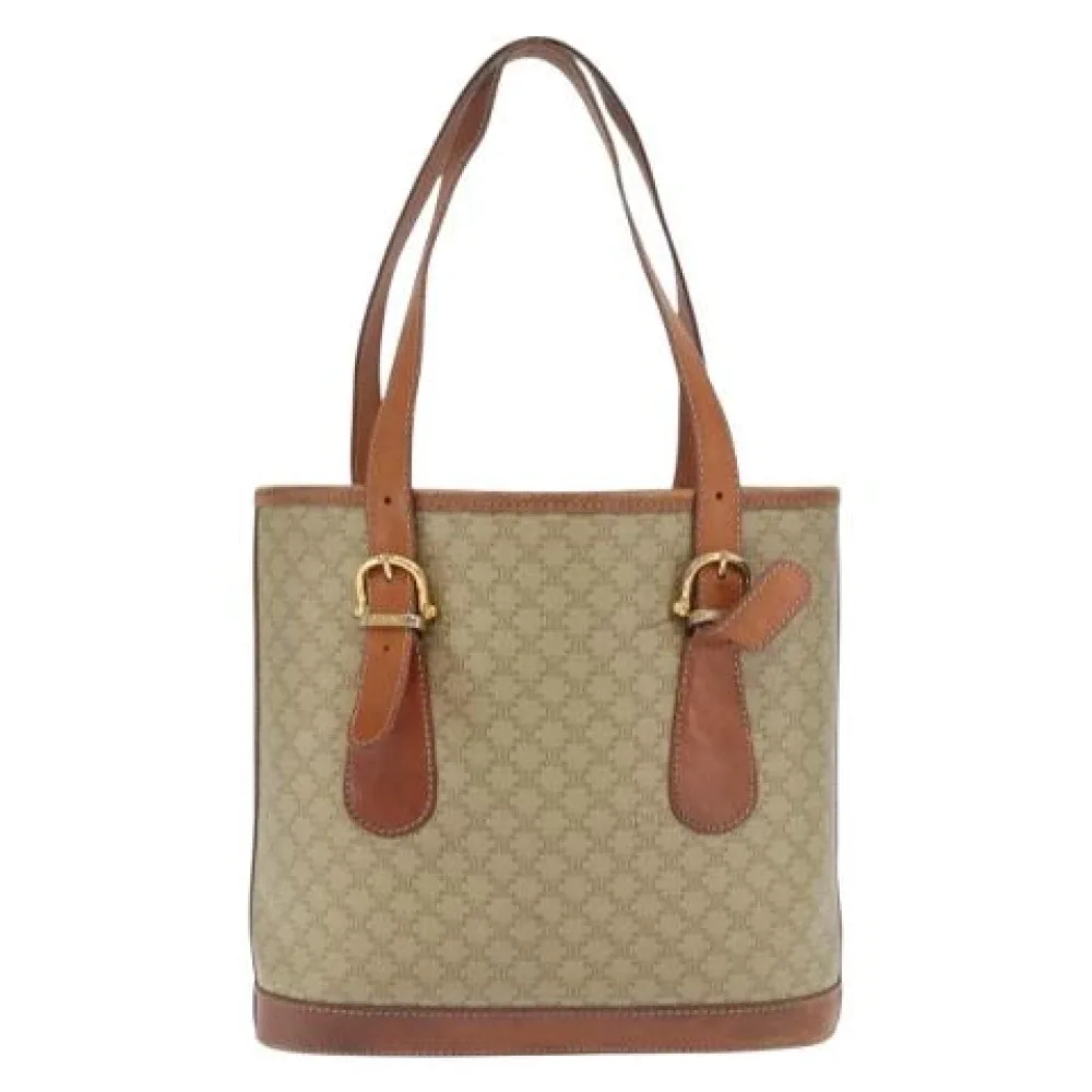 Pre-owned Canvas Bucket Bag - Celine Vintage - Modalova