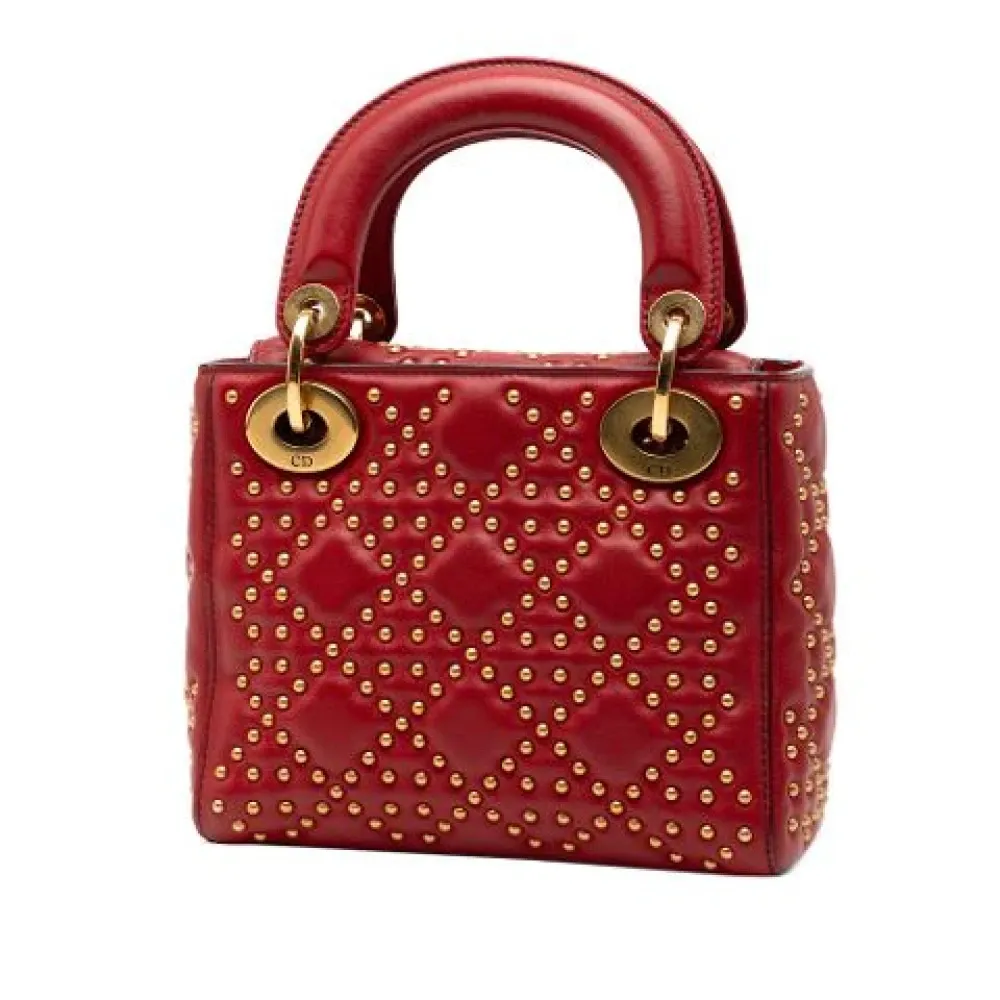 Pre-owned Vintage Leather Handbag - Dior Vintage - Modalova