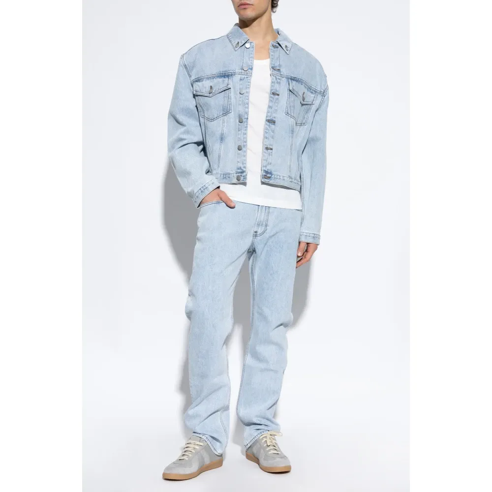 Shrunken Denim Jacket - ENTIRE STUDIOS - Modalova