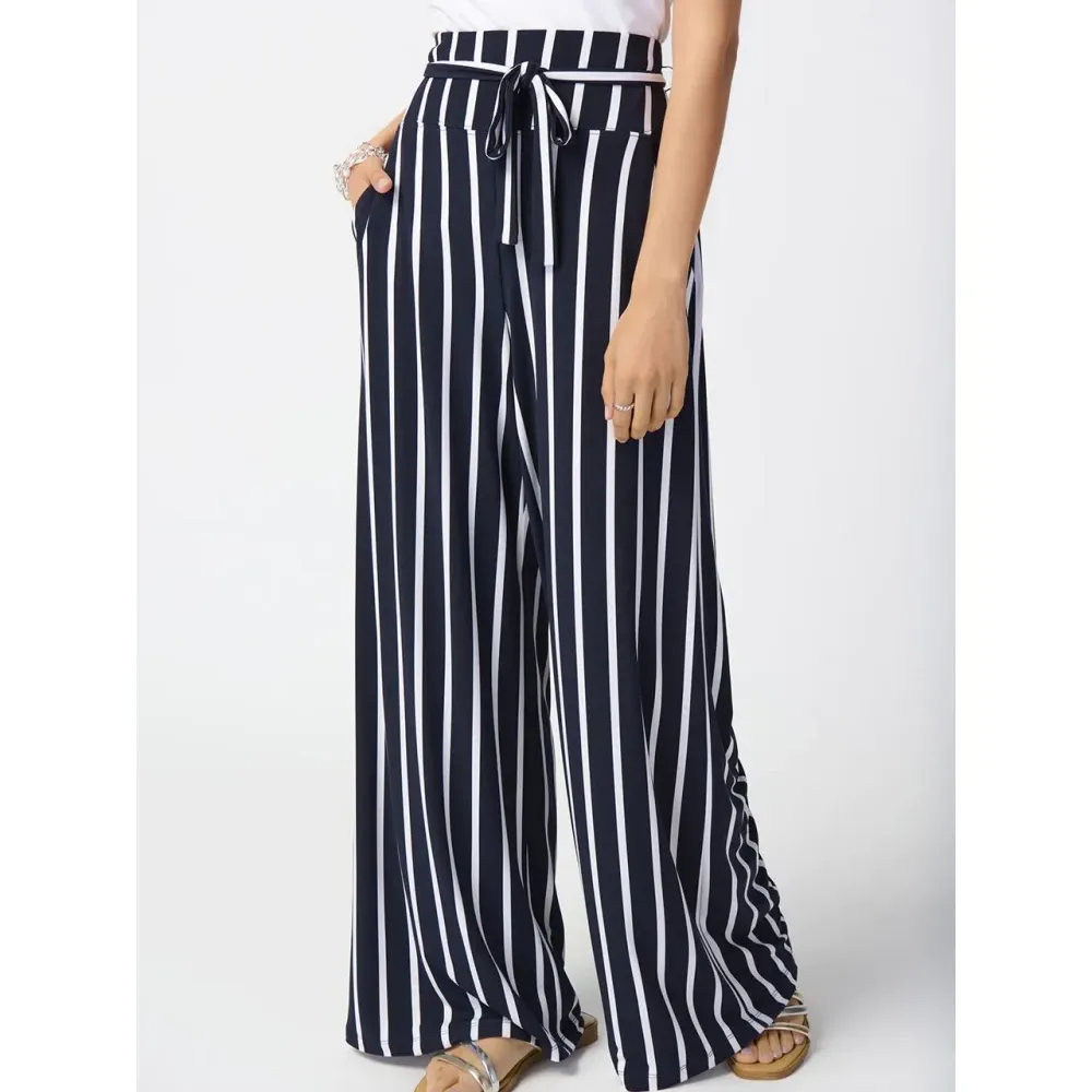 Stylish Black Wide Trousers - Joseph Ribkoff - Modalova