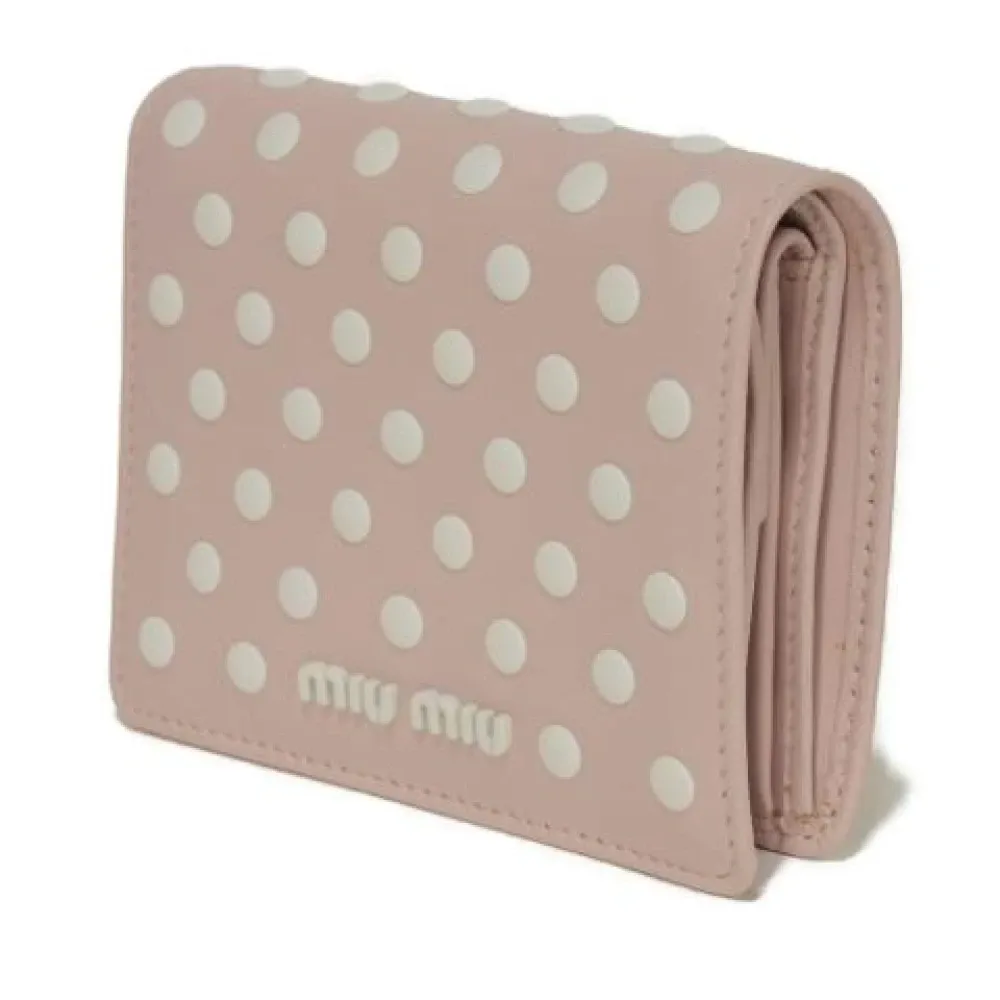 Pre-owned Leather Wallet - Miu Miu Pre-owned - Modalova