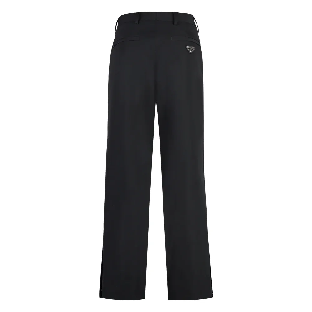 Stretch Technical Fabric Pants - Prada - Modalova