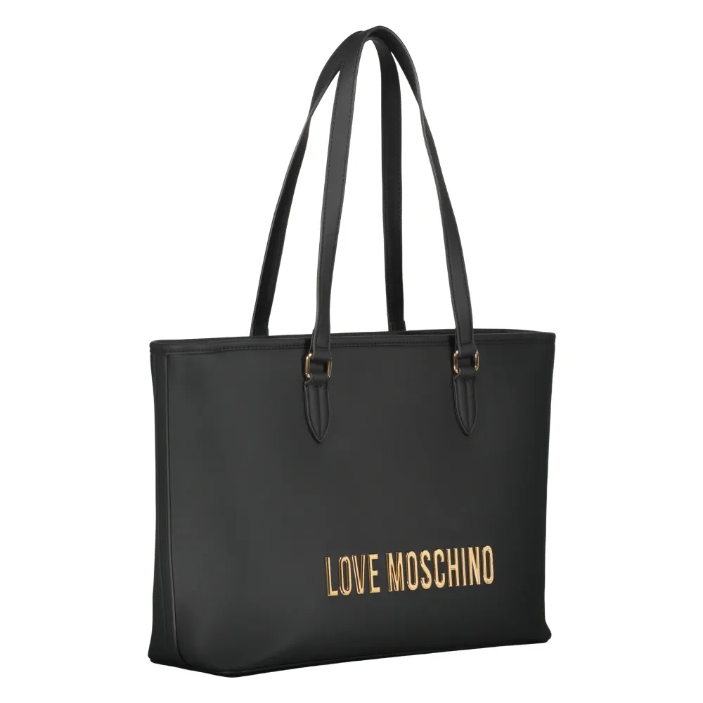Tote Bag with Long Handles - Love Moschino - Modalova