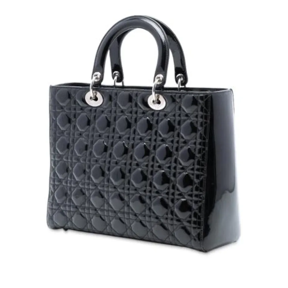 Pre-owned Leather Handbag - Dior Vintage - Modalova