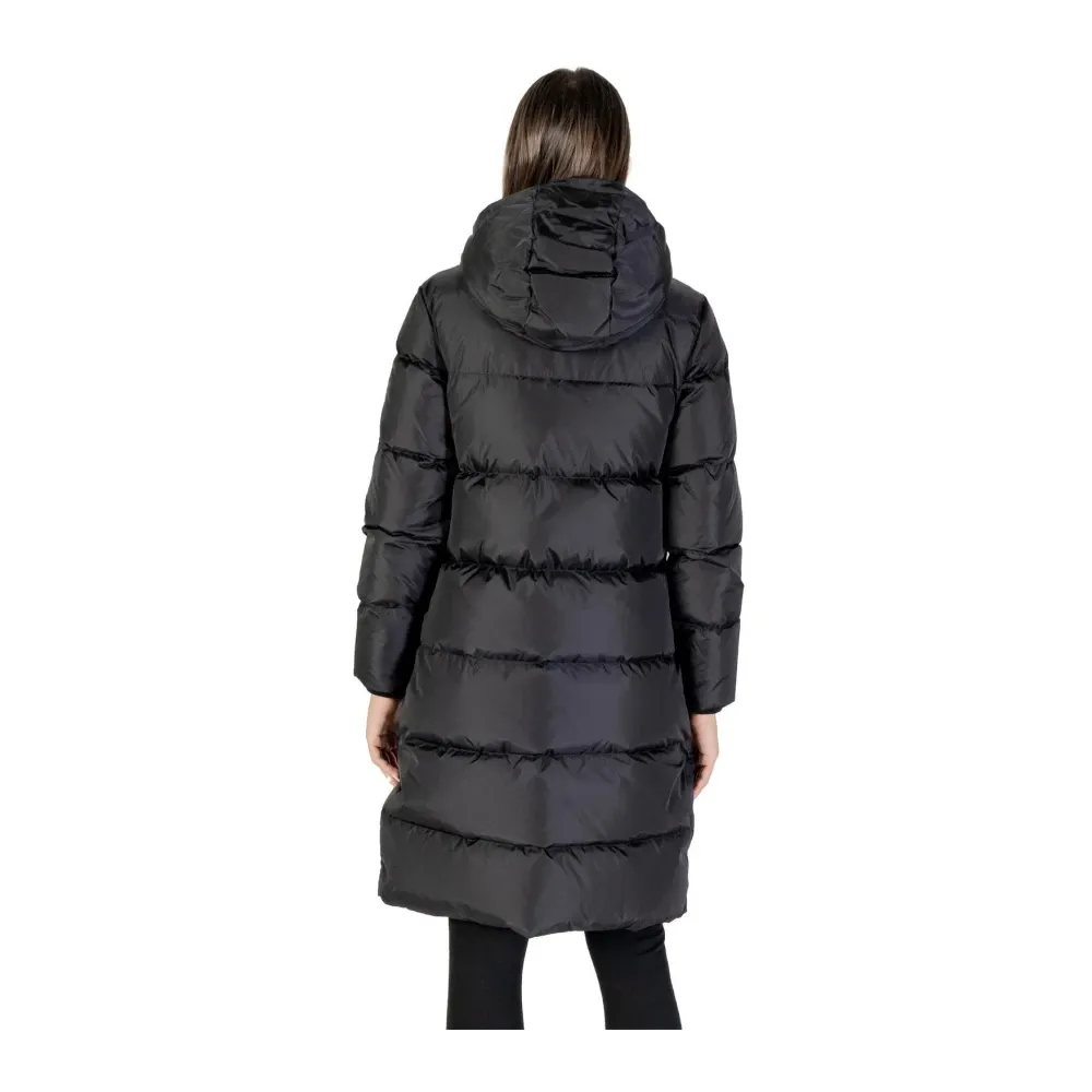 Black Hooded Zip-Up Jacket with Pockets - Armani Exchange - Modalova