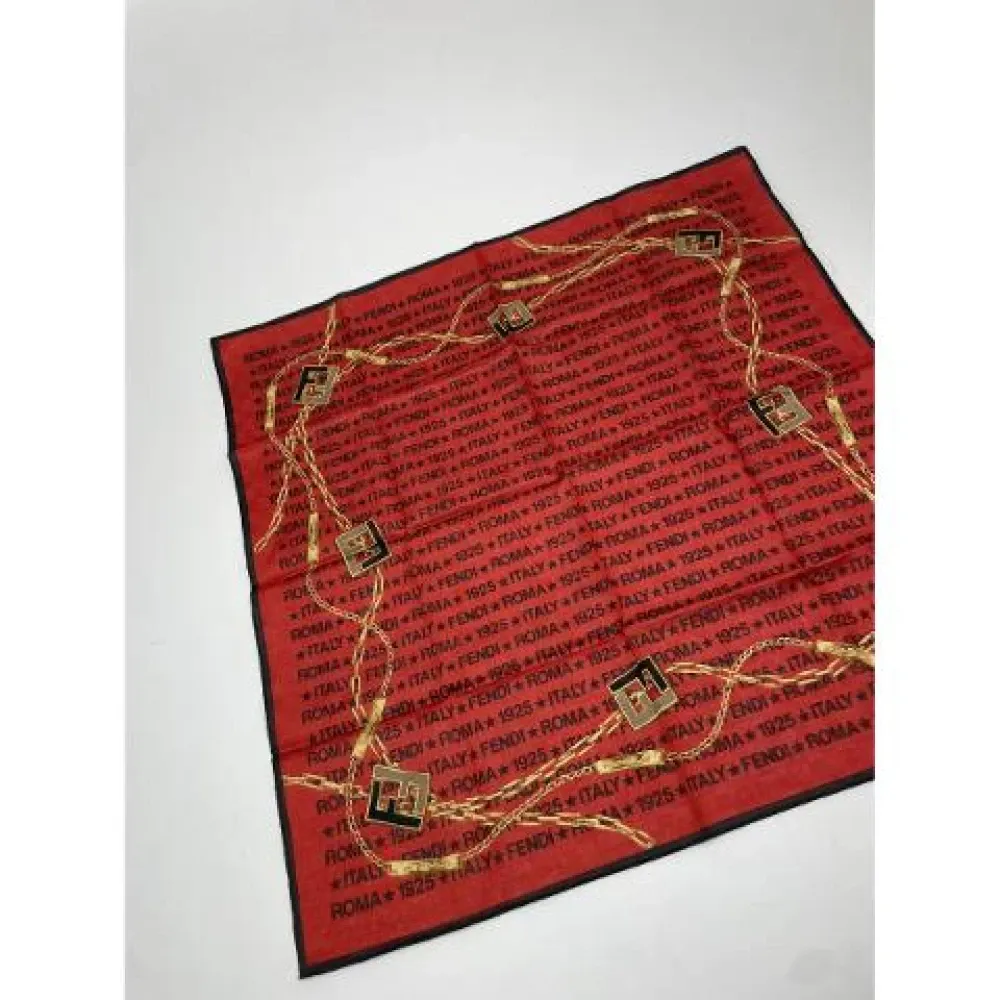 Pre-owned Silk Scarf - Fendi Vintage - Modalova