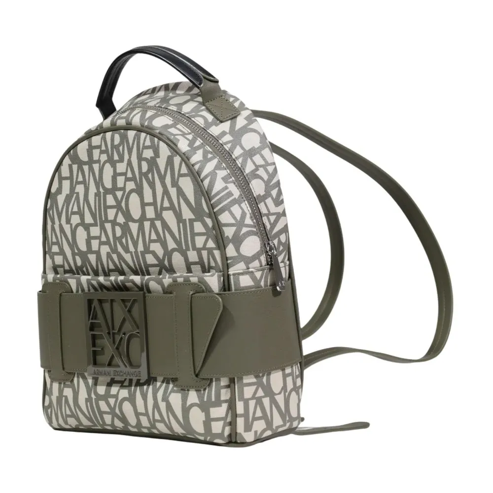 All-over Logo Backpack - Armani Exchange - Modalova
