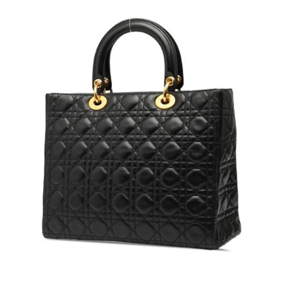 Pre-owned Leather Handbag - Dior Vintage - Modalova