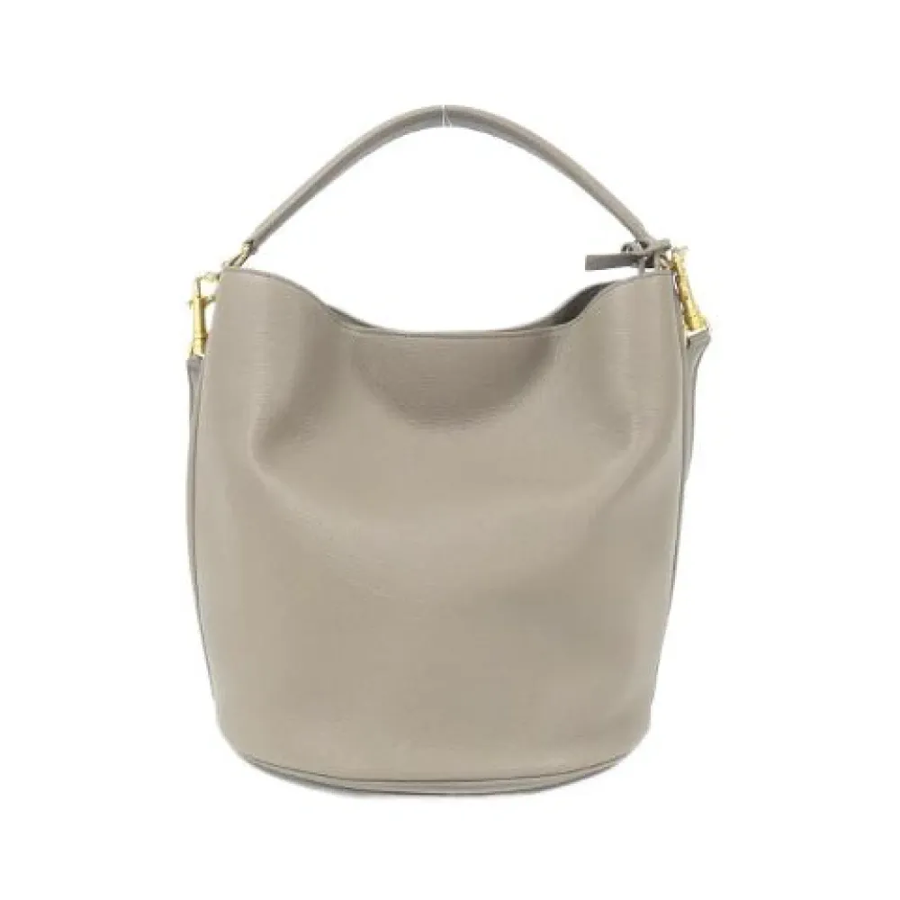 Pre-owned Leather Bucket Bag - Celine Vintage - Modalova
