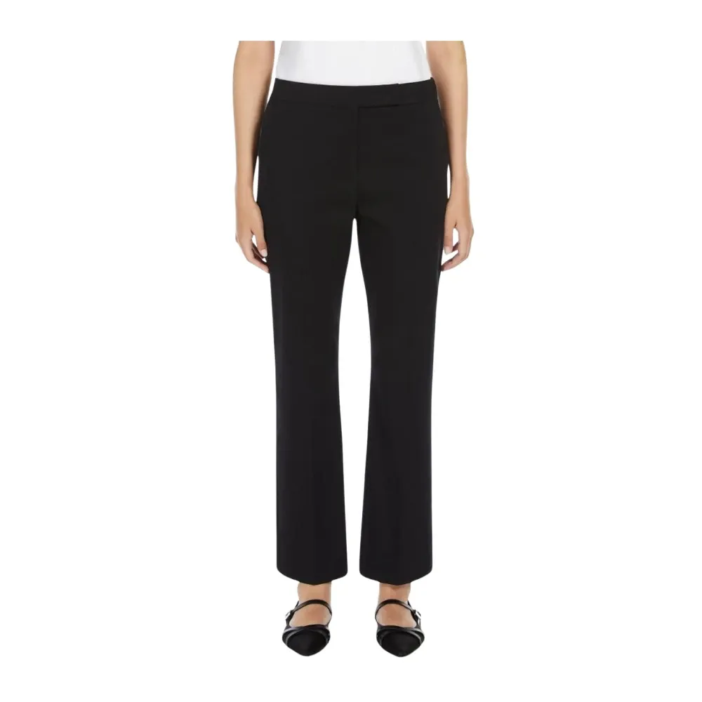 Flared Leg Tailored Trousers - Max Mara - Modalova