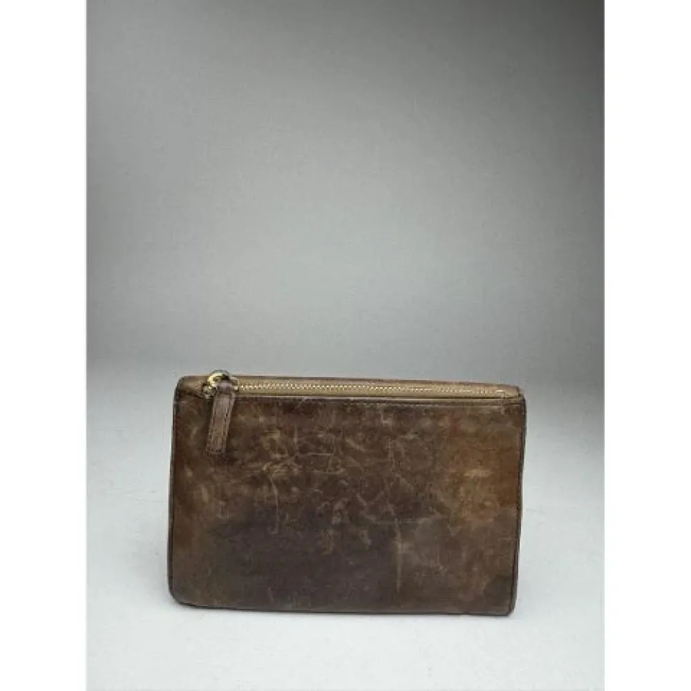 Pre-owned Leather Wallet - Miu Miu Pre-owned - Modalova