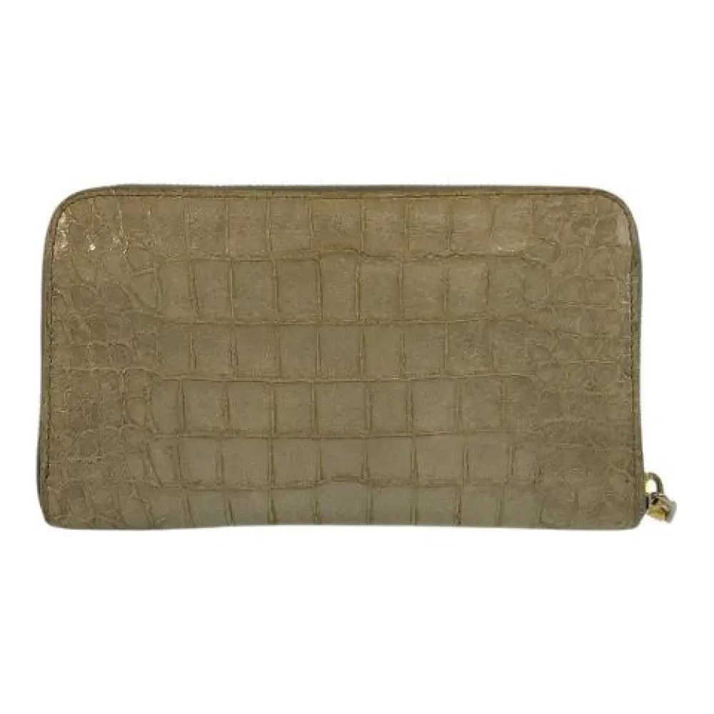 Pre-owned Leather Wallet - Miu Miu Pre-owned - Modalova