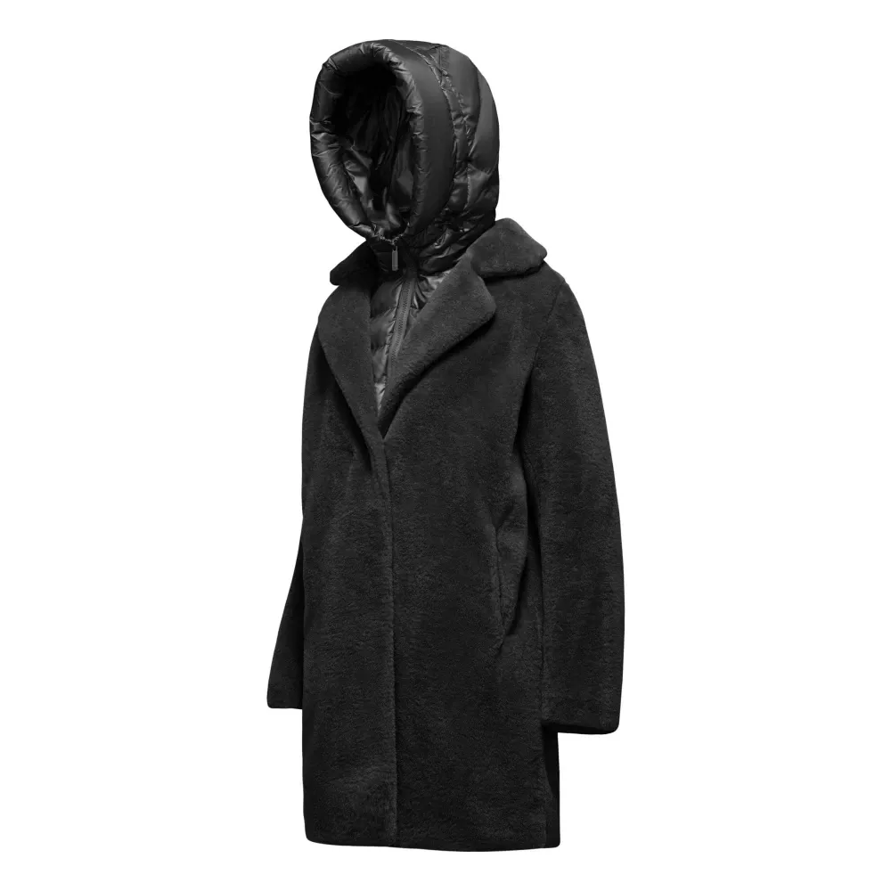 Odessa Overcoat - Eco-Fur Coat - BomBoogie - Modalova
