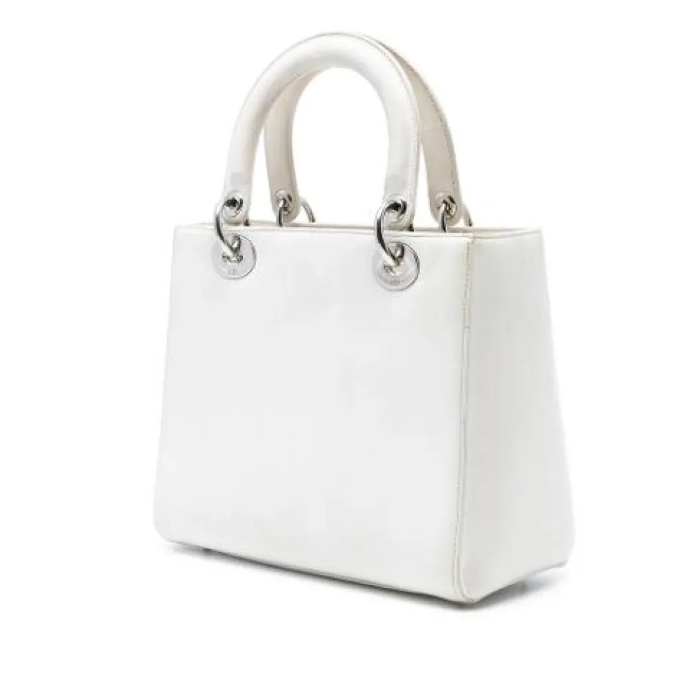 Pre-owned Vintage Leather Handbag - Dior Vintage - Modalova