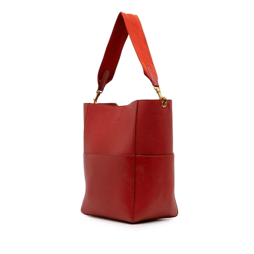 Pre-owned Leather Bucket Bag - Celine Vintage - Modalova