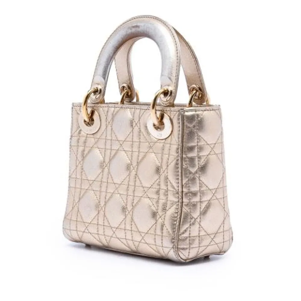 Pre-owned Leather Handbag - Dior Vintage - Modalova