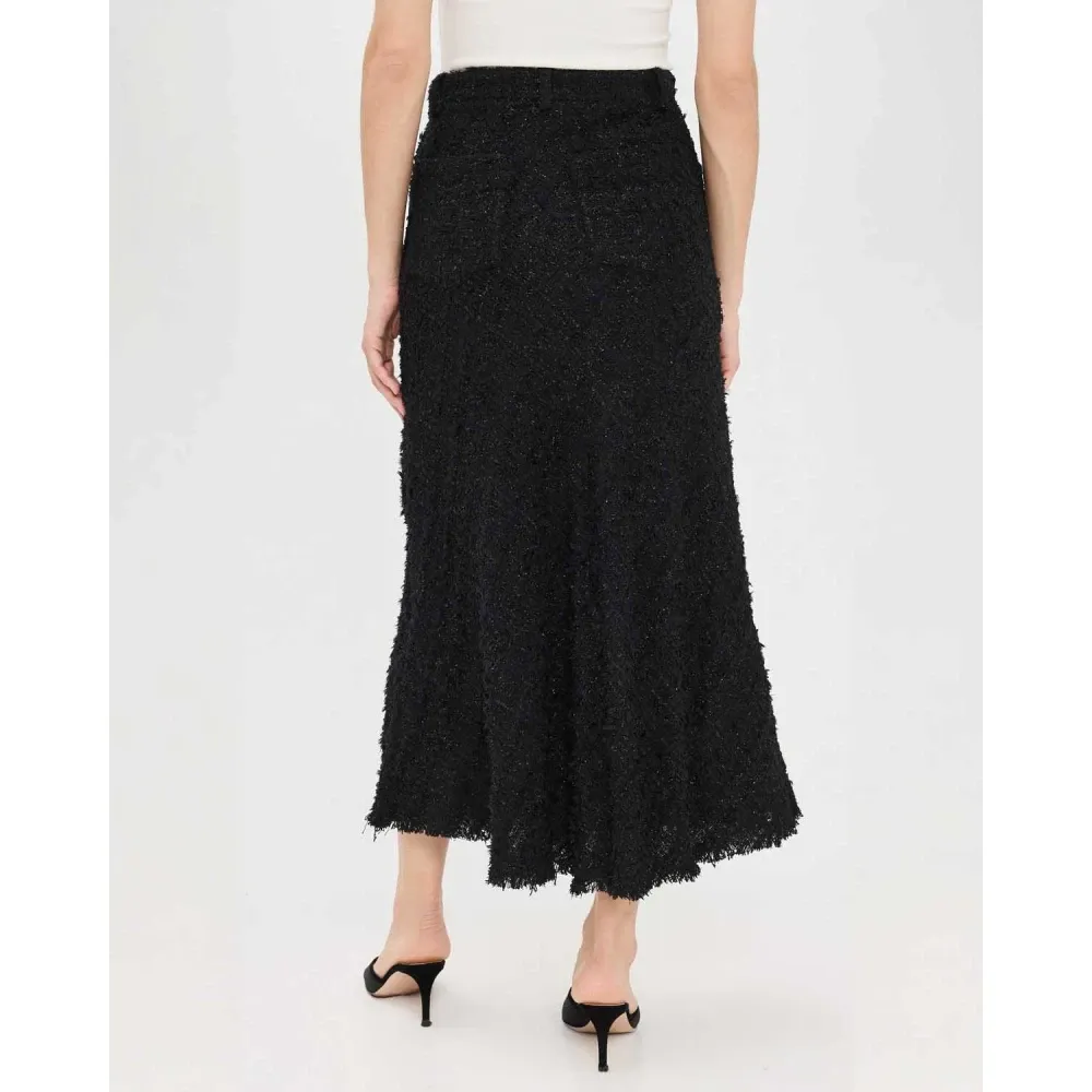 Black Tweed Mini Skirt with Pockets - IRO - Modalova