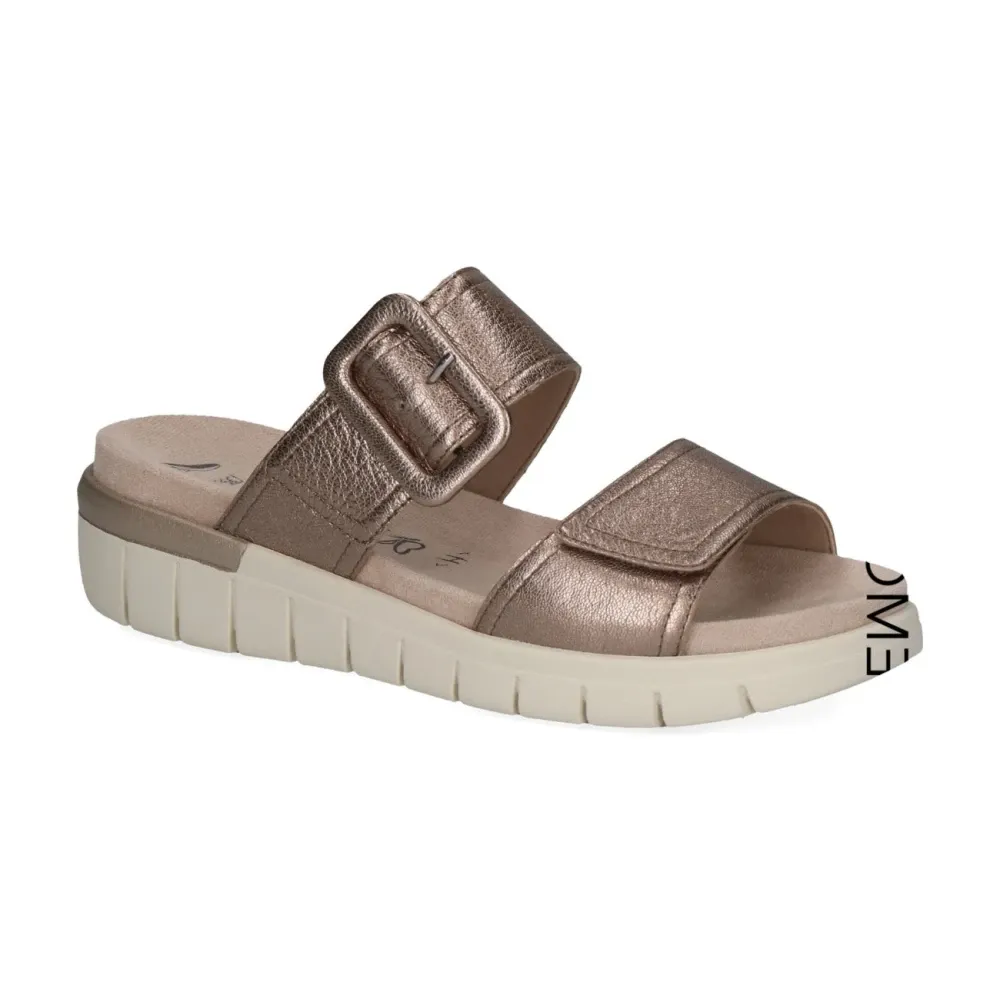 Metallic Open Slippers Womens - Caprice - Modalova