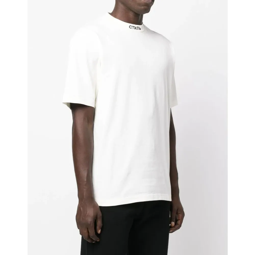 Ctnmb Logo T-Shirt White/Black Short Sleeve - Heron Preston - Modalova