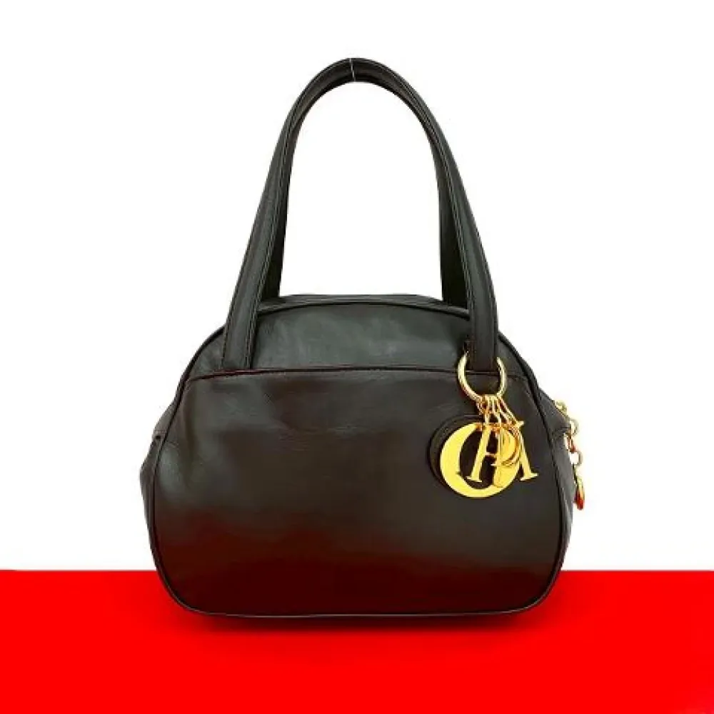 Pre-owned Leather Handbag - Dior Vintage - Modalova