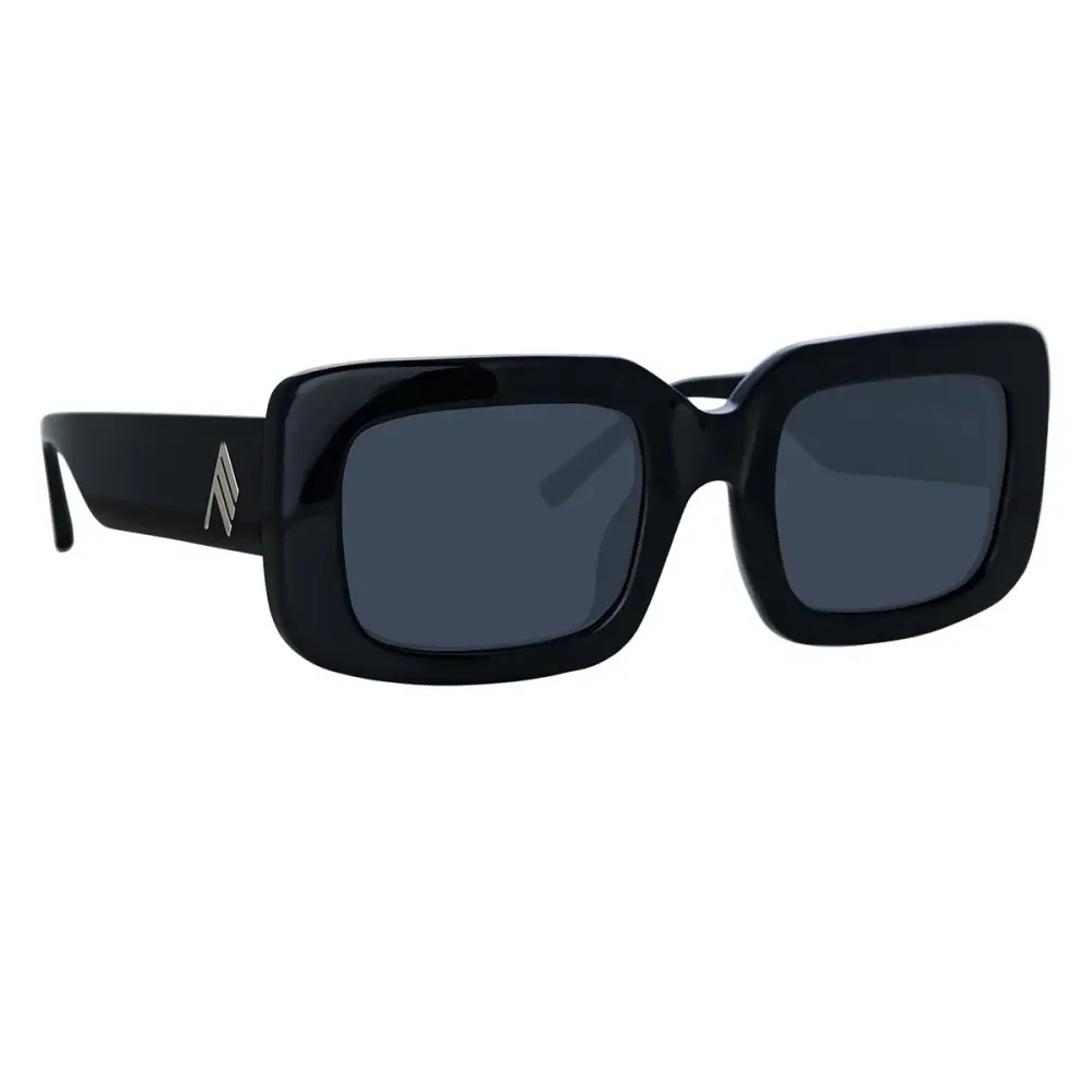 Elegant Oversized Rectangular Sunglasses - The Attico - Modalova
