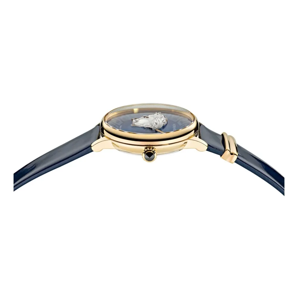 Orologio Medusa Alchemy Blu Oro - Versace - Modalova