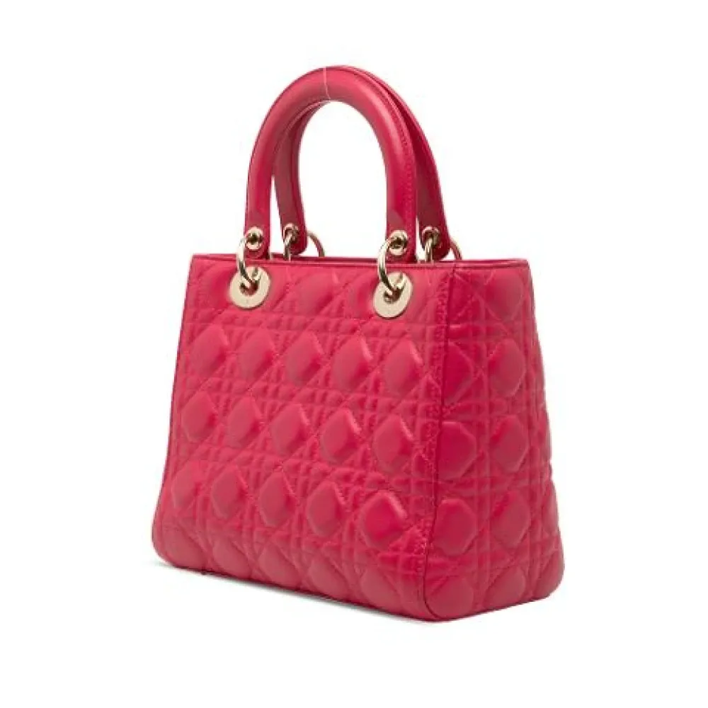 Pre-owned Leather Handbag - Dior Vintage - Modalova