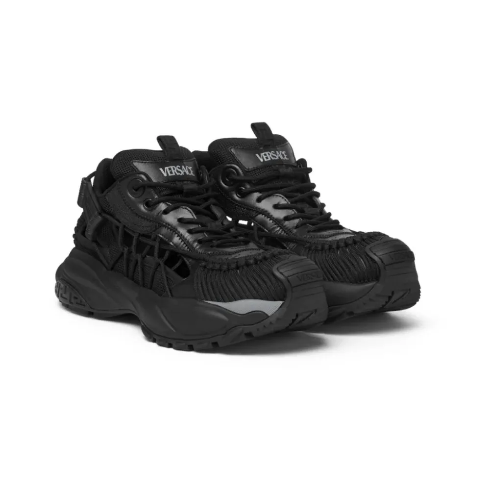 Black Sneakers for Men - Versace - Modalova