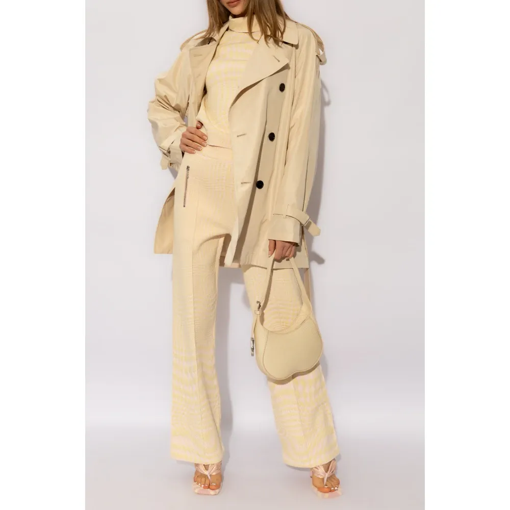 Silk Trench Coat - Burberry - Modalova