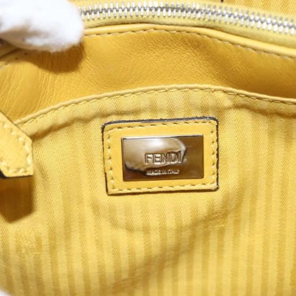 Pre-owned Vintage Leather Handbag - Fendi Vintage - Modalova