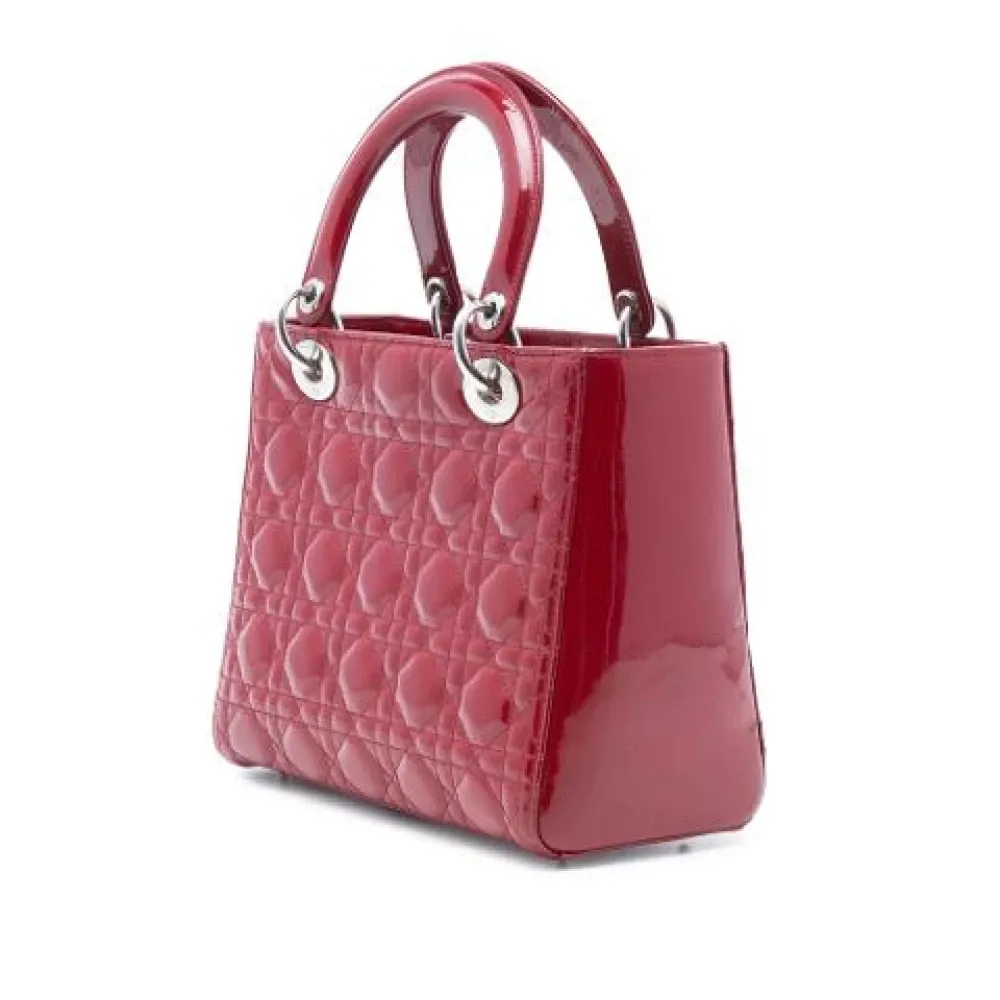 Pre-owned Vintage Leather Handbag - Dior Vintage - Modalova