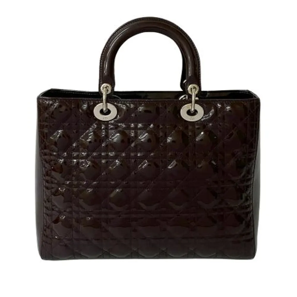 Pre-owned Leather Handbag - Dior Vintage - Modalova