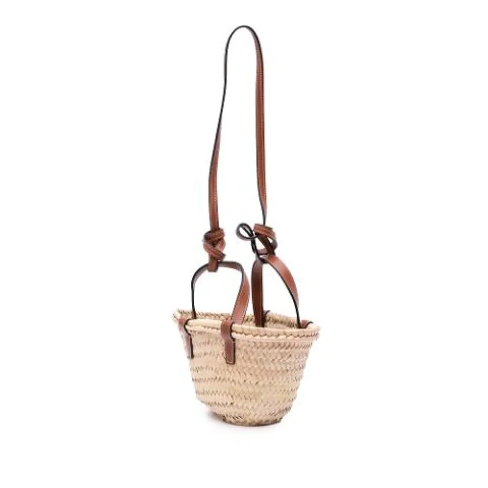 Pre-owned Raffia Bucket Bag - Celine Vintage - Modalova