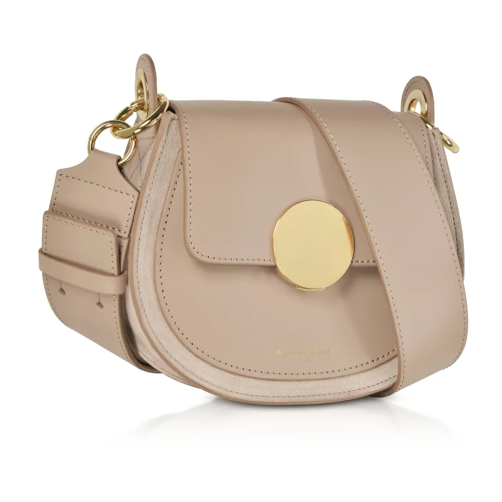 Yucca Suede and Leather Shoulder Bag - Le Parmentier - Modalova