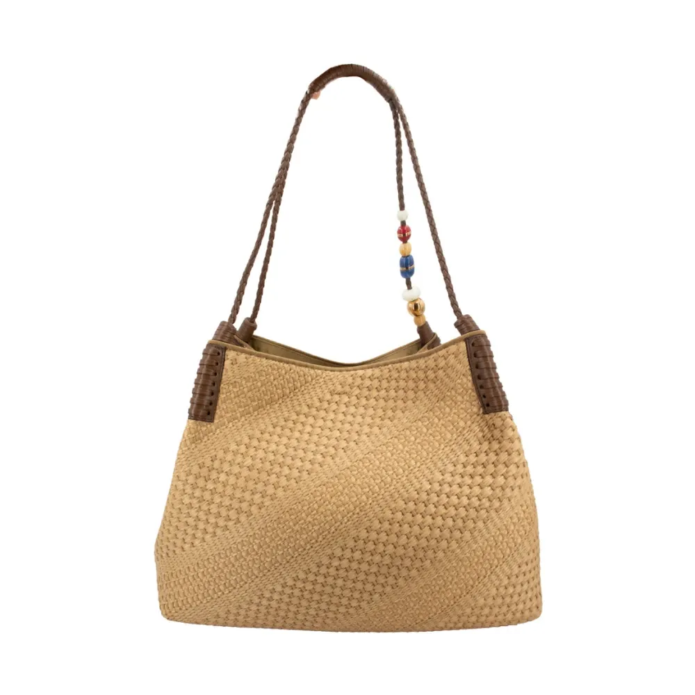 Large Raffia Libra Tote Bag - Etro - Modalova