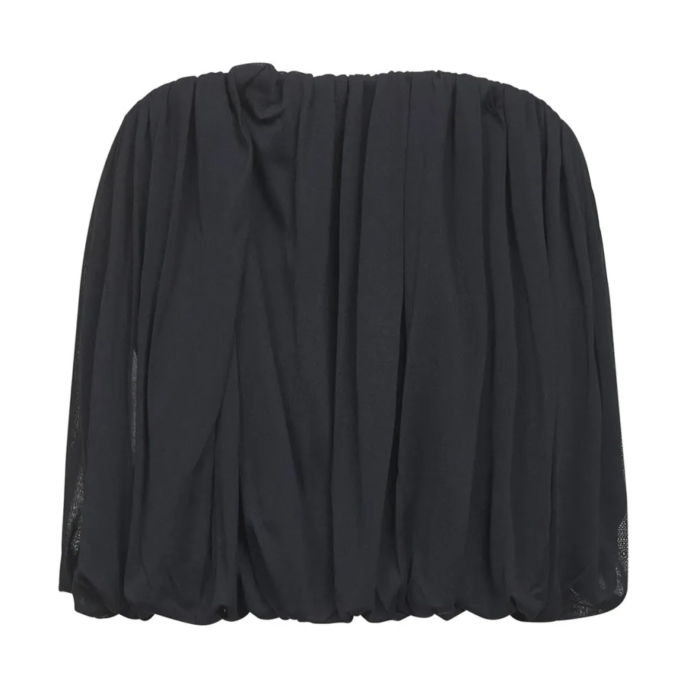 Black Sweetheart Neckline Top with Side Snap Buttons - Isabel Marant - Modalova