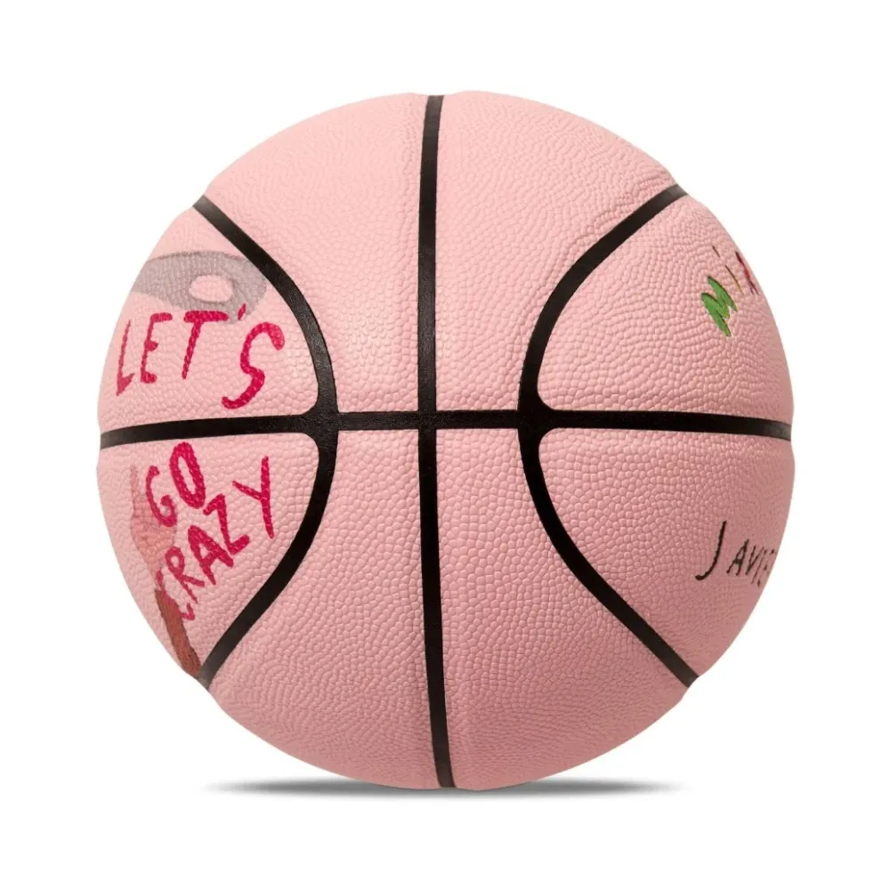 Graphic Print Leather Basketball - Let's Go Crazy - Mira Mikati - Modalova