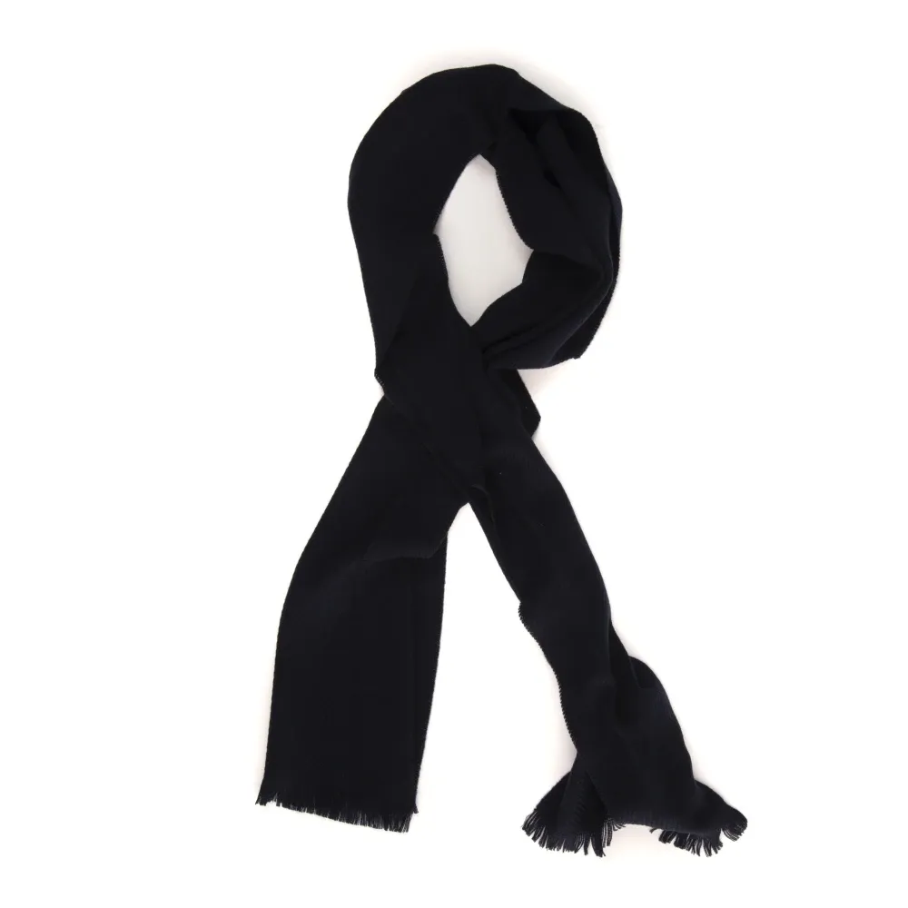 Wool Scarf with Diagonal Print - Canali - Modalova