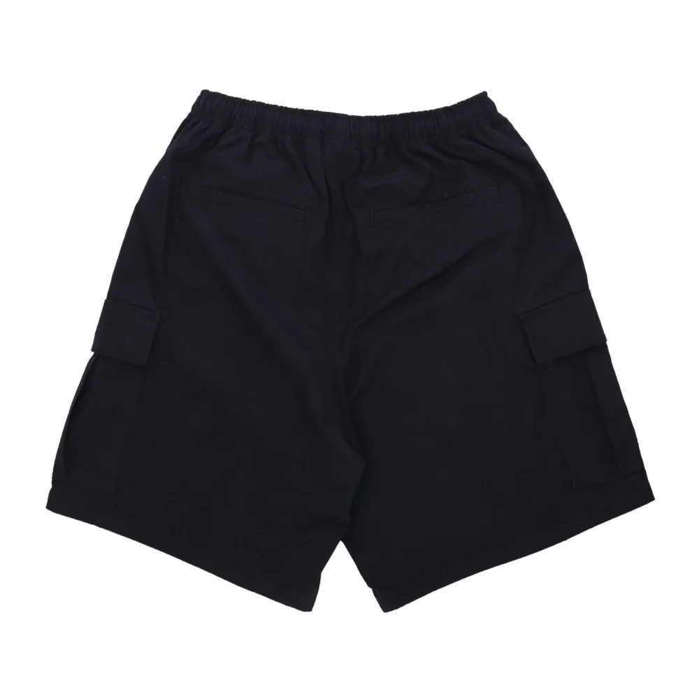 Black Ripstop Cargo Shorts with Pockets - Obey - Modalova