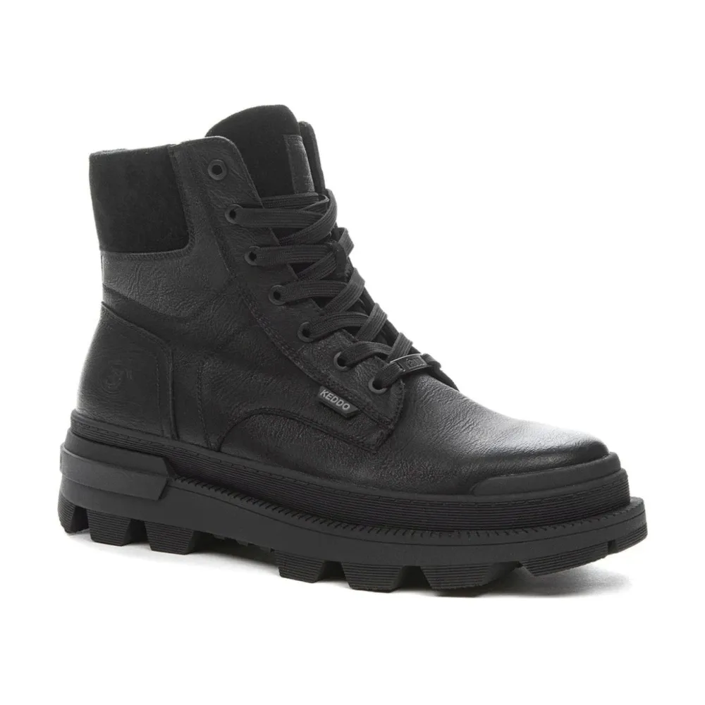Black Ankle Boots for Men - Keddo - Modalova